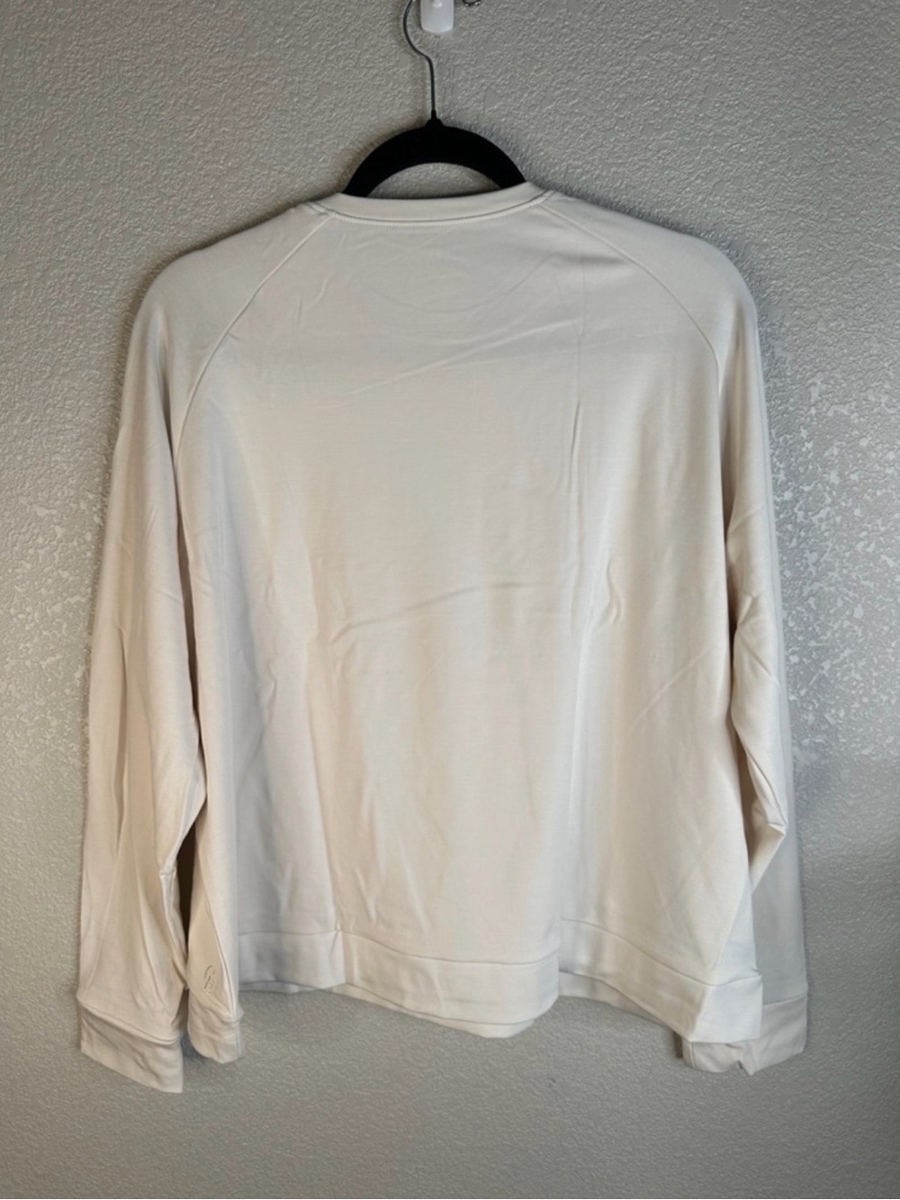 Cozy Earth Bamboo Ultra Soft Raglan Pullover Crew Top Ivory Size XXL 895 - Picture 6 of 11